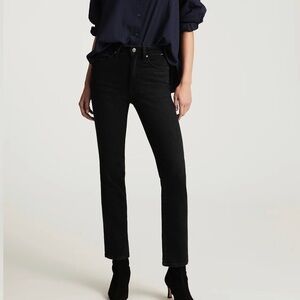 Mavi Women's Black Straight Leg Jeans